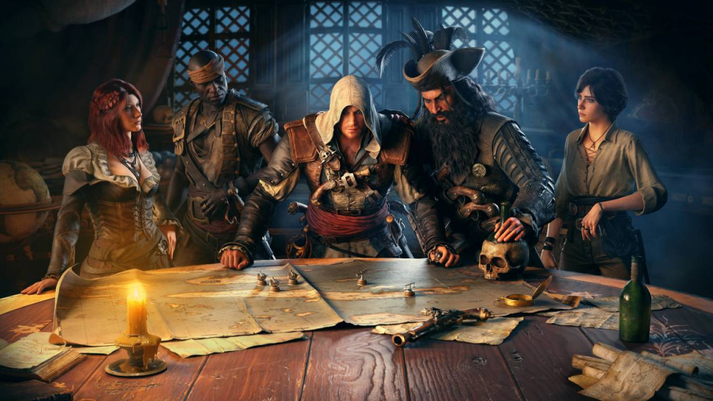 assassin's creed black flag key art cast no logo