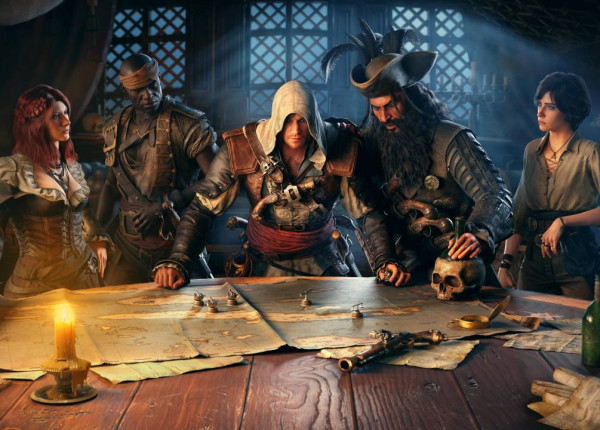 assassin's creed black flag key art cast no logo