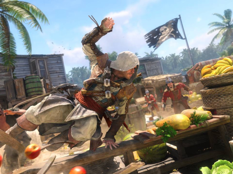 assassin's creed black flag preview parkour