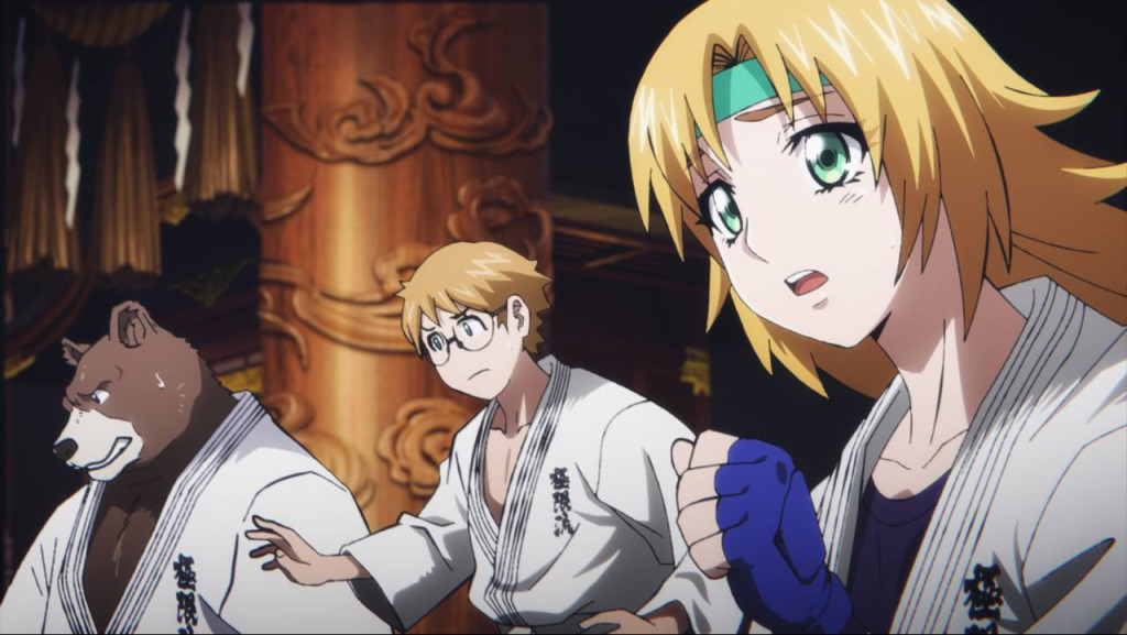 fatal fury city of the wolves mr. karate anime 2