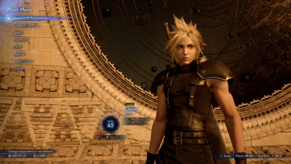 final fantasy vii rebirth key menu 1