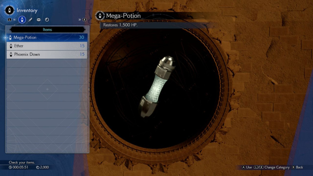 final fantasy vii rebirth key menu 3