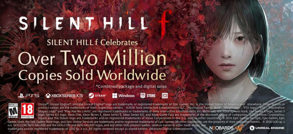 silent hill f 2 million sales