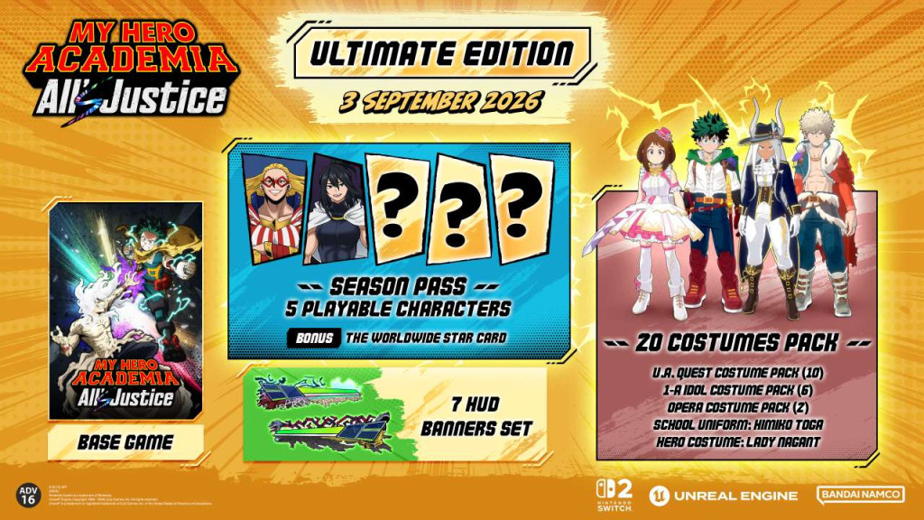 MY HERO ACADEMIA- All's Justice - ULT Edition switch 2