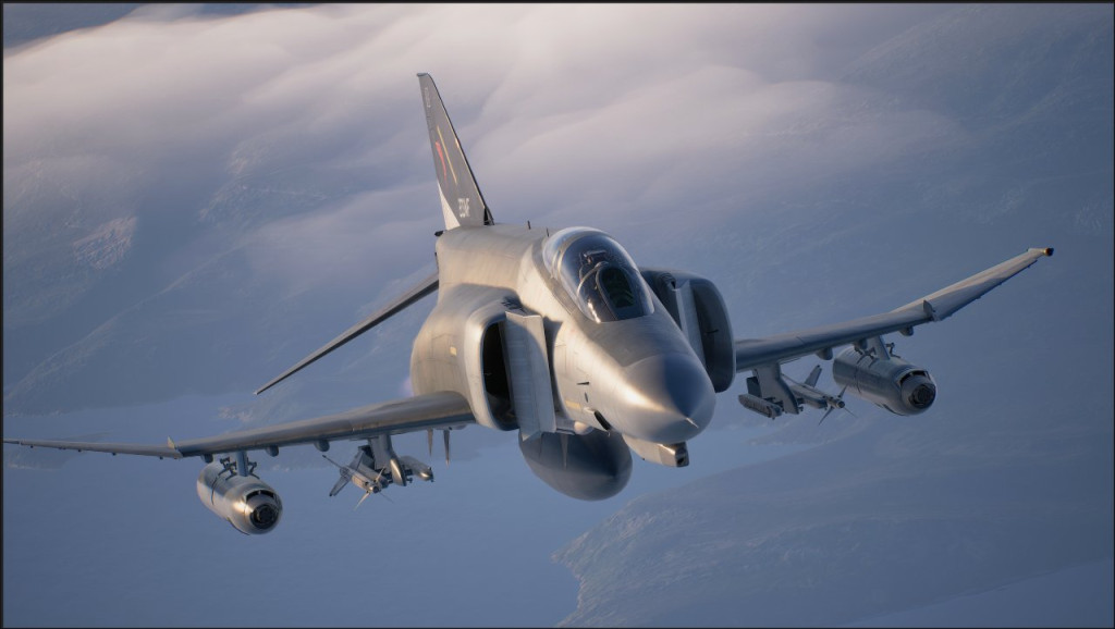 ace combat 8 wings of theve F-4E