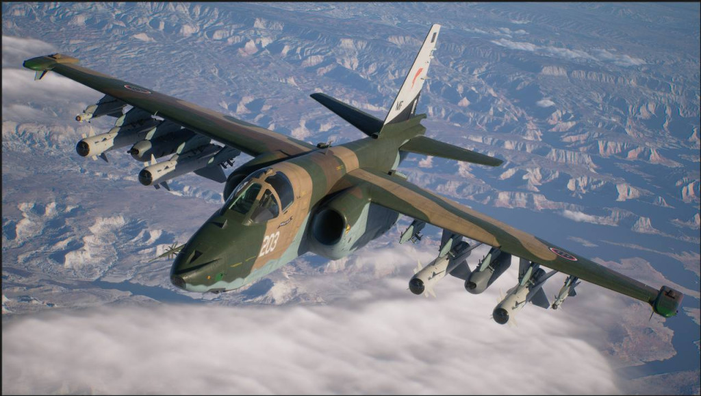 ace combat 8 wings of theve Su-25SM