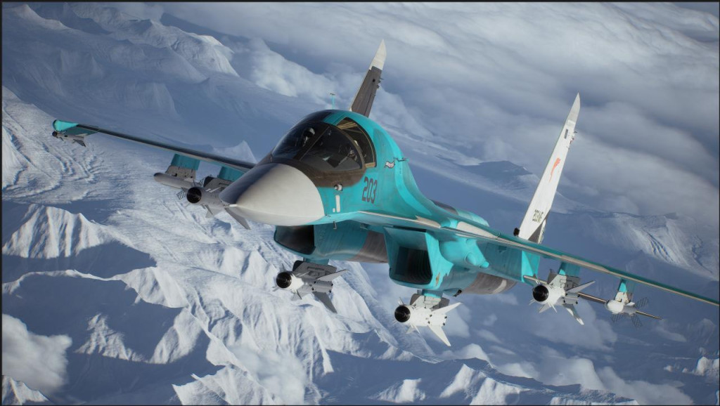 ace combat 8 wings of theve Su-34
