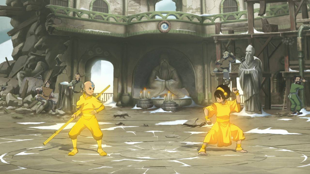 avatar legends Gold Aang Toph