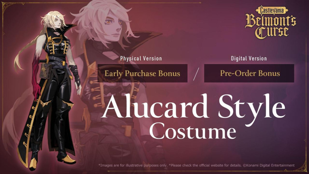 castlevania belmont's curse pre-order bonus