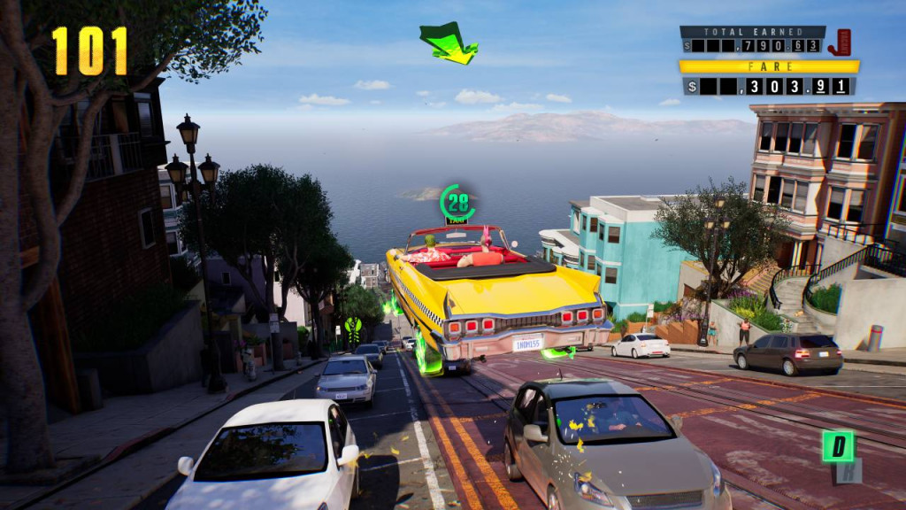crazy taxi world tour dynamic jump