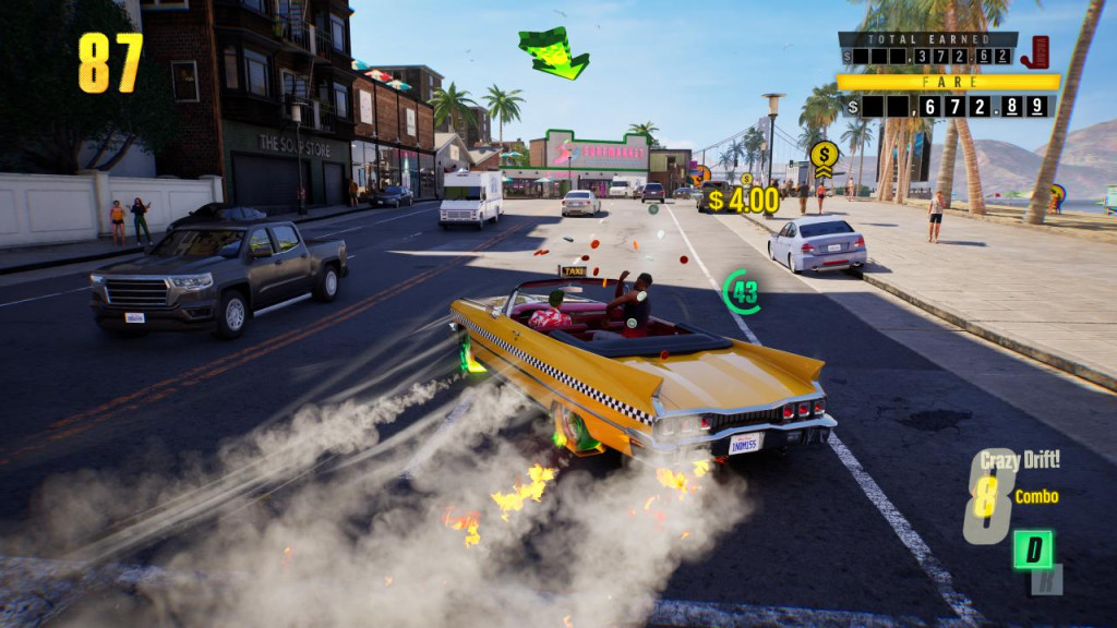 crazy taxi world tour extreme drift