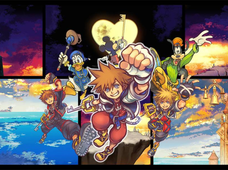 kingdom hearts collection key art