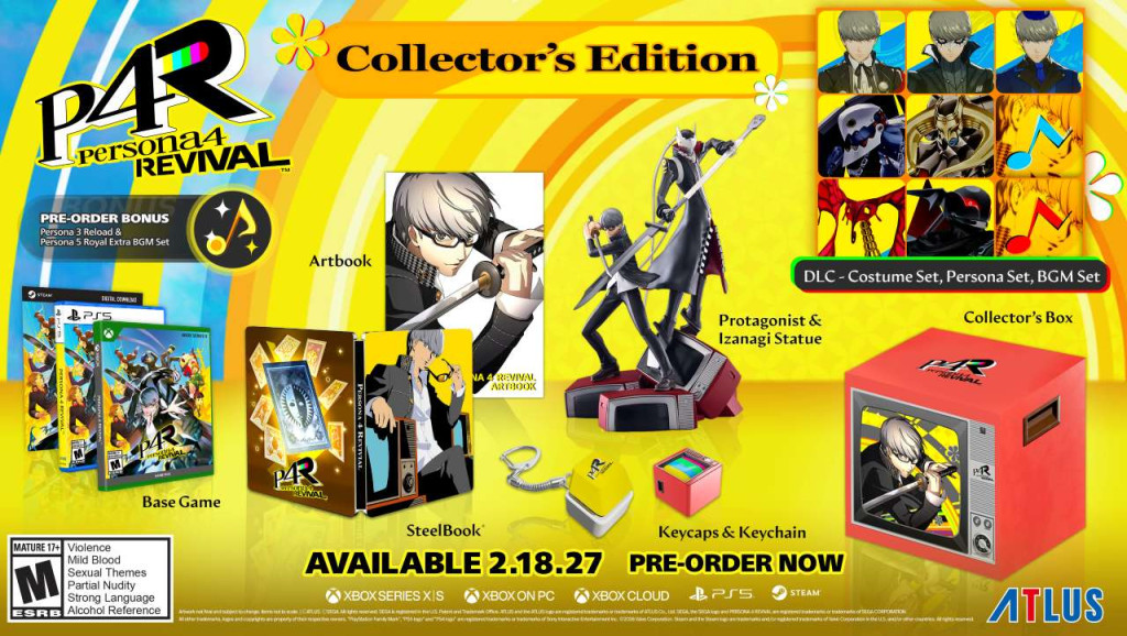 persona 4 revival collector's edition