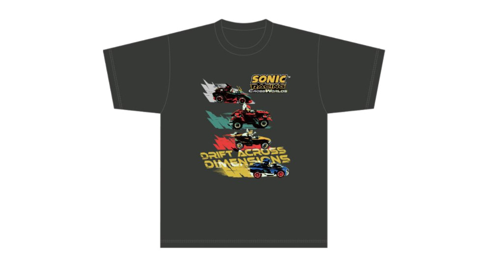 sonic racing crossworlds southeast asia cup tshirt