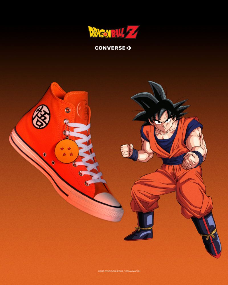 dragon ball z converse chuck taylor goku