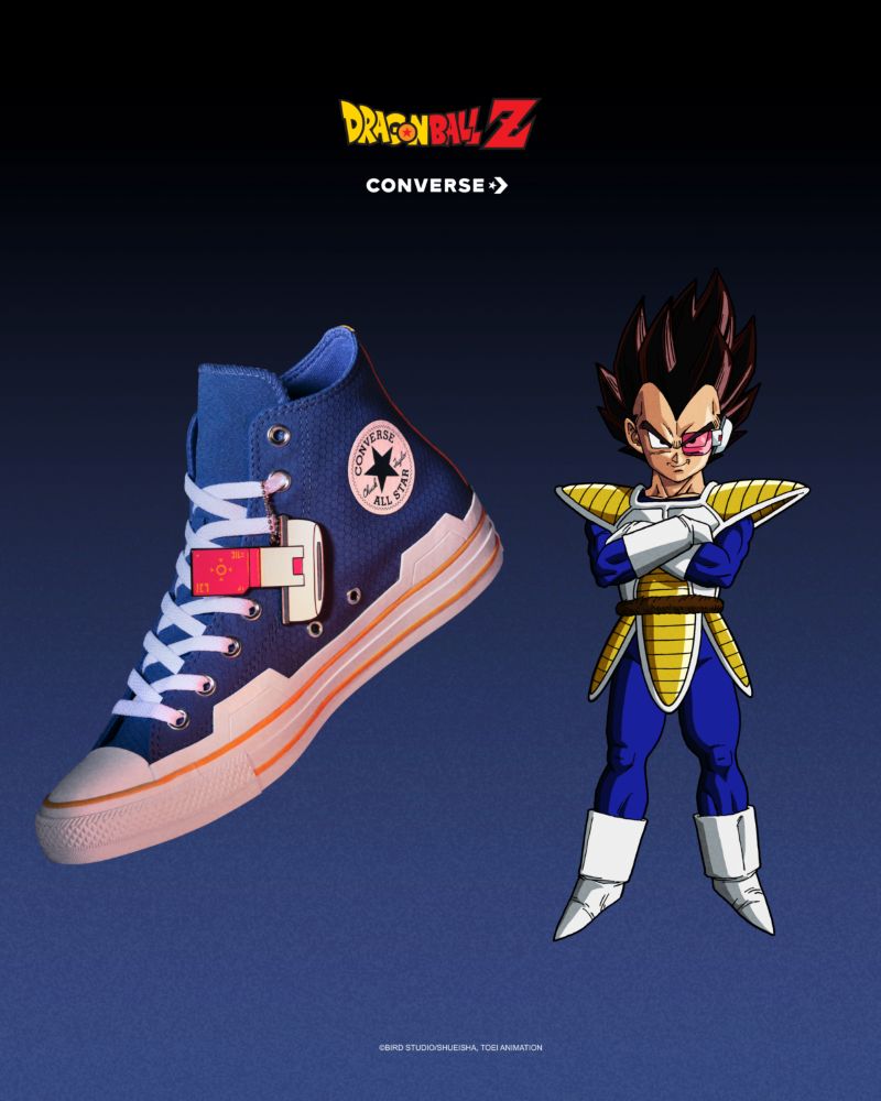 dragon ball z converse chuck taylor vegeta