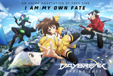 garena free fire daybreak anime key art