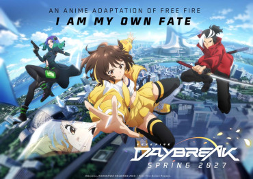 garena free fire daybreak anime key art