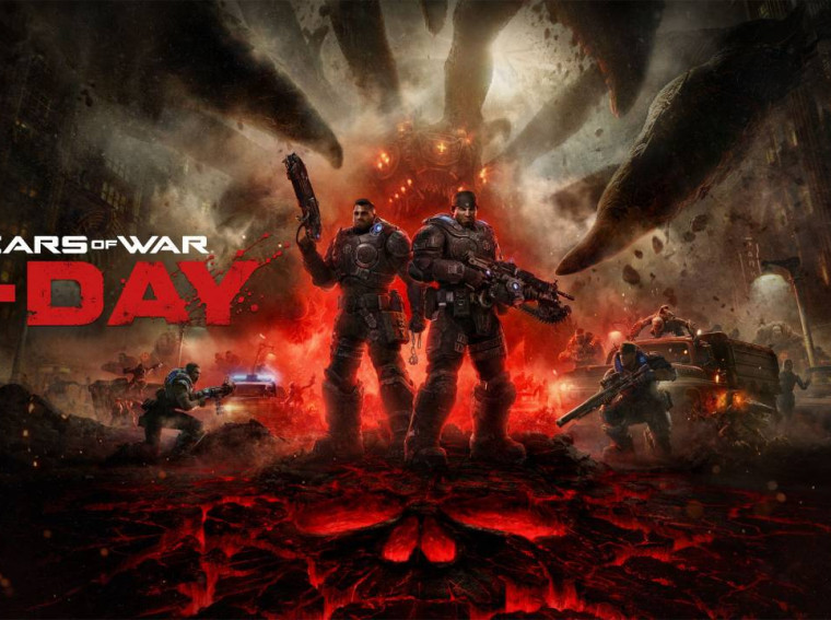 gears of war e day key art