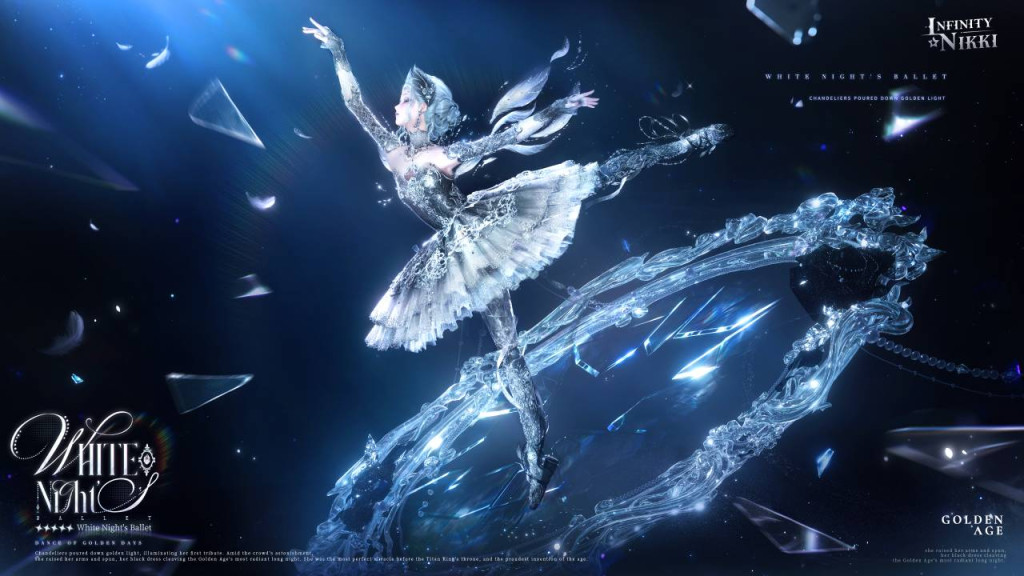 infinity nikki 2.8 Resonance Outfit White Nights Ballet 1