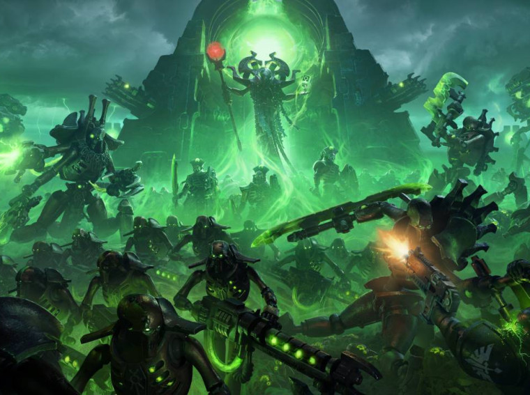 warhammer 40k dawn of war iv necrons key art