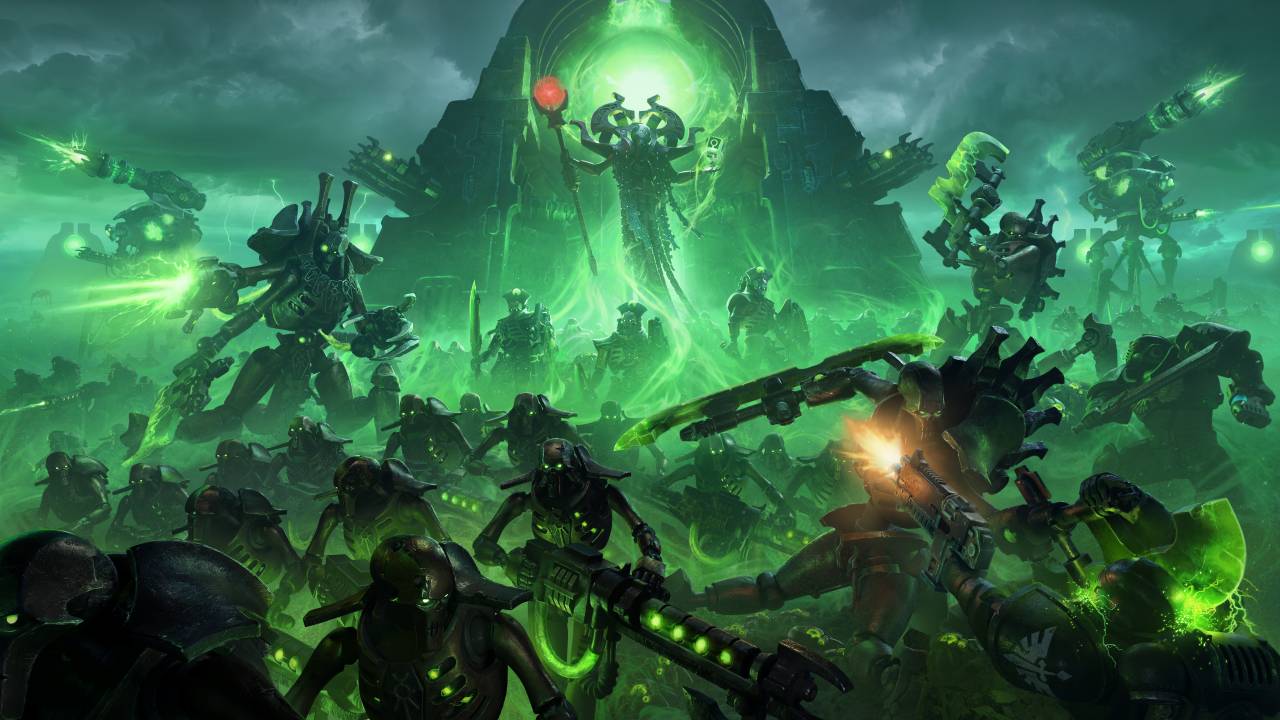 warhammer 40k dawn of war iv necrons key art