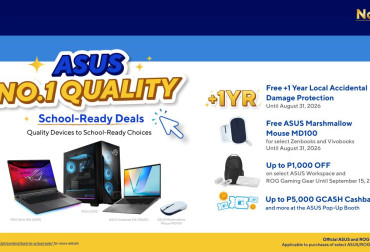 1 - ASUS No. 1 Quality, School-Ready Deals Until September 15, 2026