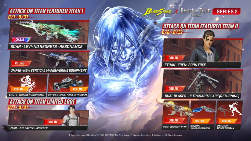 blood strike attack on titan collab 3