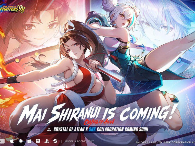 crystal of atlan mai shiranui key art