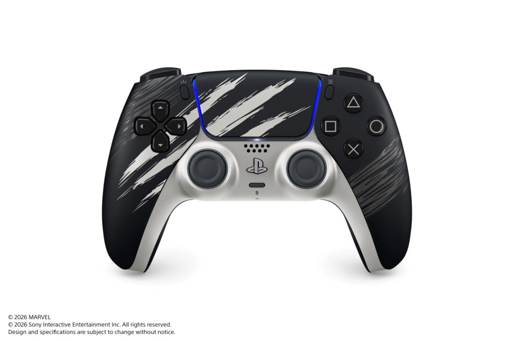 marvels wolverine dualsense controller silver 1