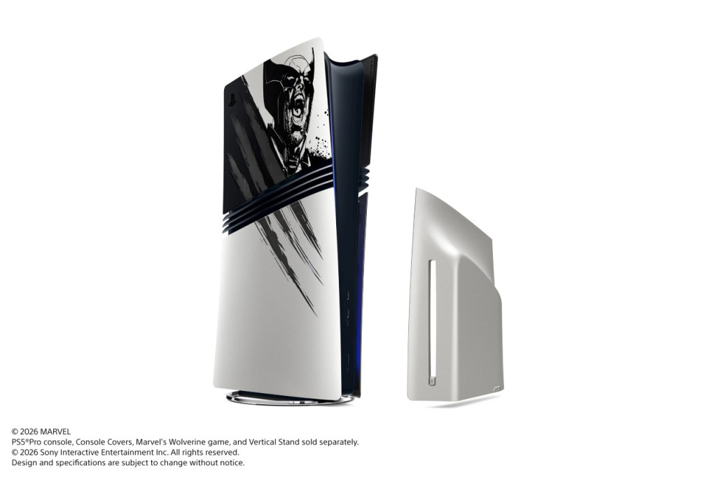 marvels wolverine ps5 cover and controller silver 1
