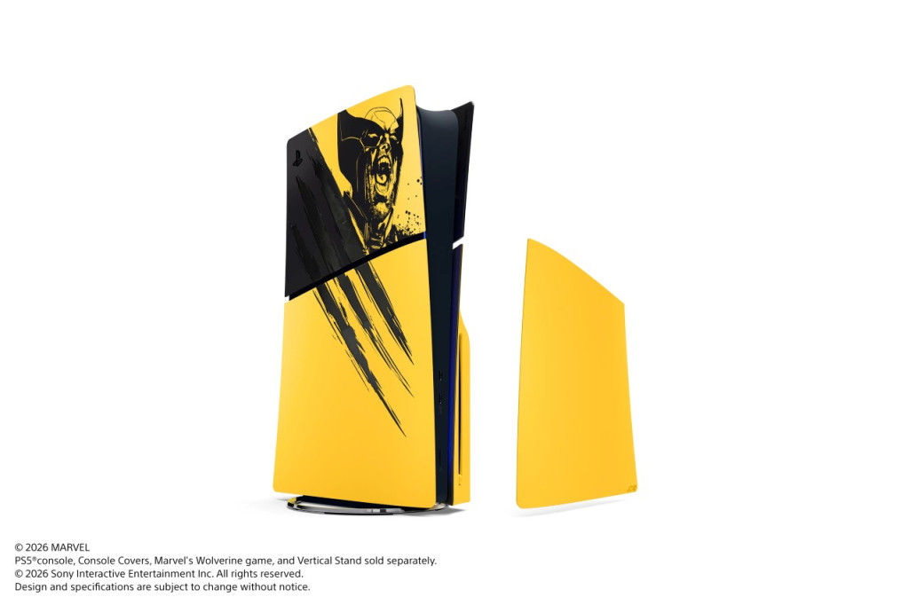 marvels wolverine ps5 cover and controller yellow 3