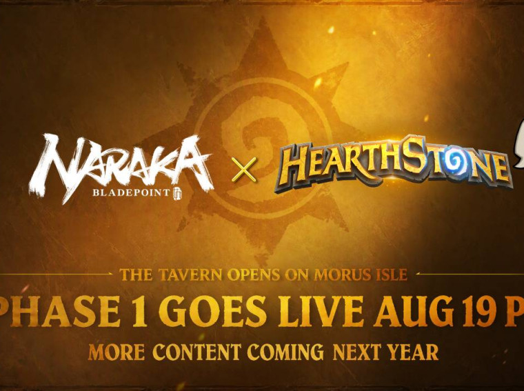 naraka bladepoint hearthstone collab key art