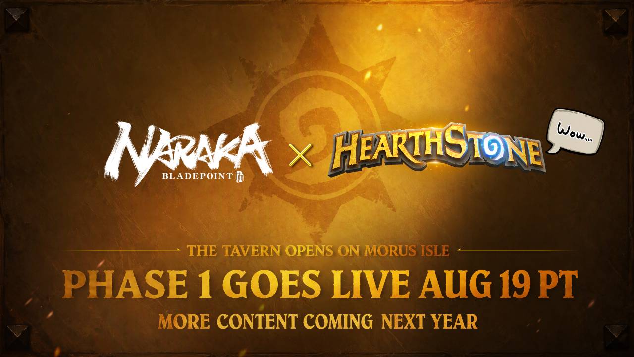 naraka bladepoint hearthstone collab key art