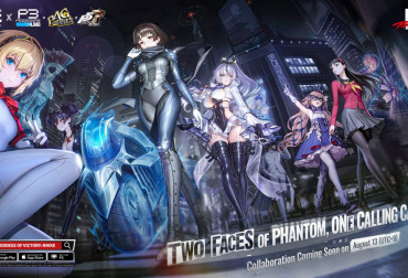 nikke persona collab key art