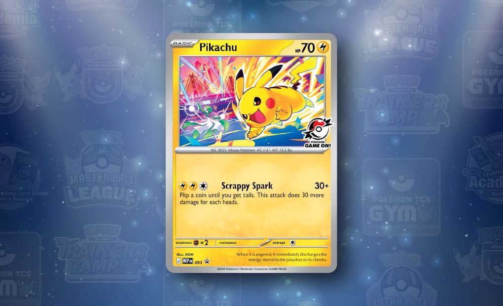 pokemon game on promo card