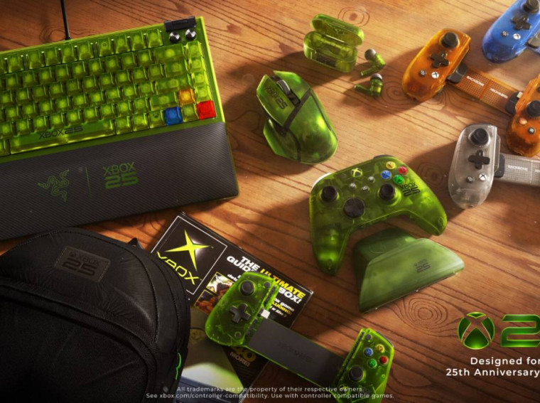 xbox 25 anniversary accessory collection