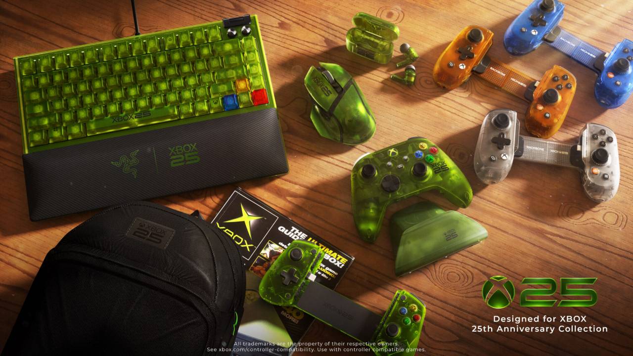 xbox 25 anniversary accessory collection