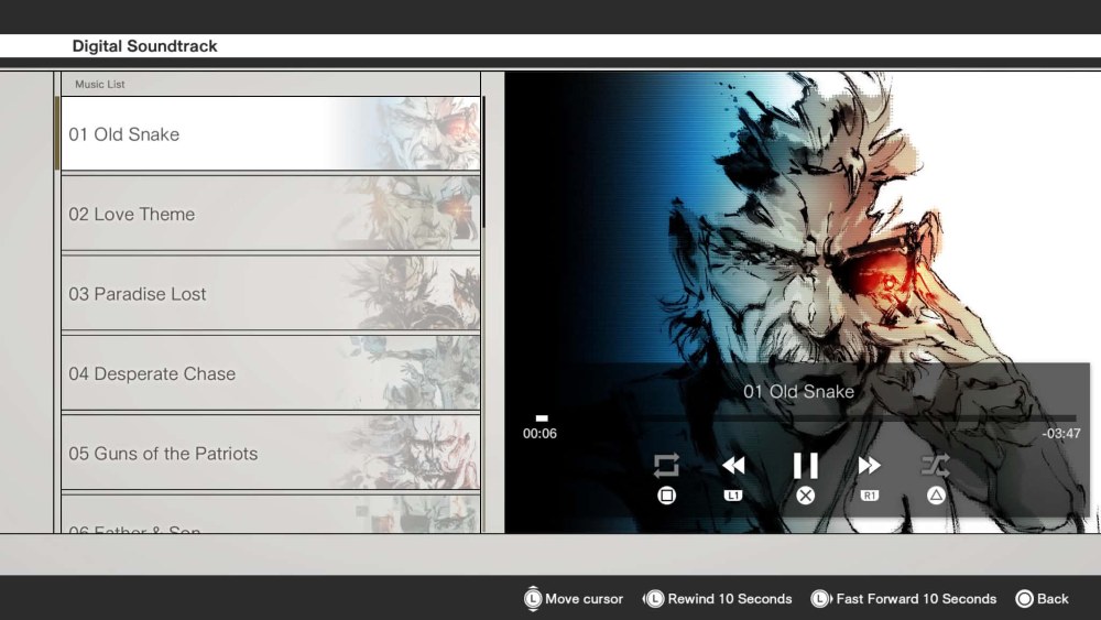 Metal Gear Solid Master Collection Vol 2 Soundtrack