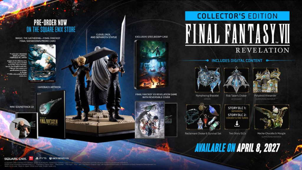 final fantasy vii revelation collectors edition