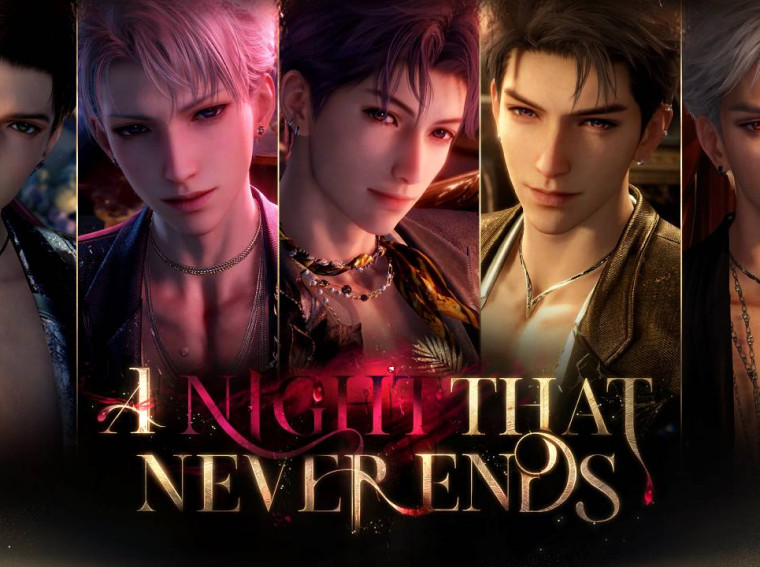love and deepspace a night that never ends key art