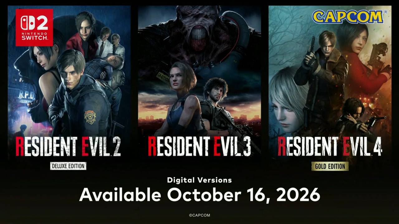 resident evil remakes switch 2 digital