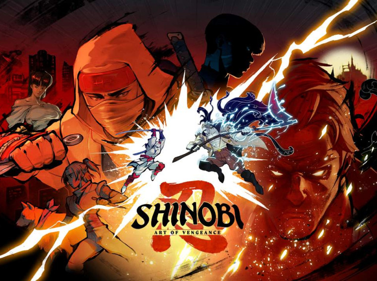 shinobi art of vengeance switch 2 key art