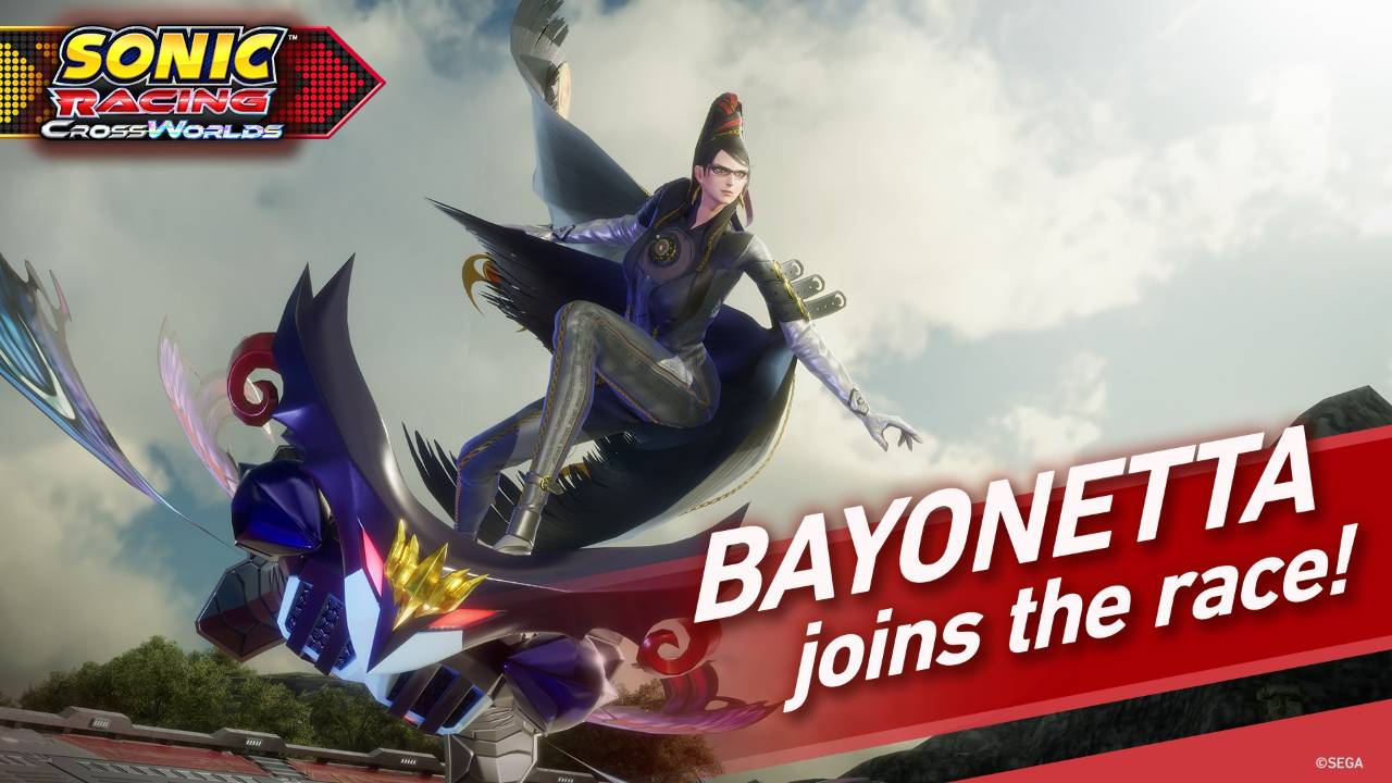 sonic racing crossworlds bayonetta 2