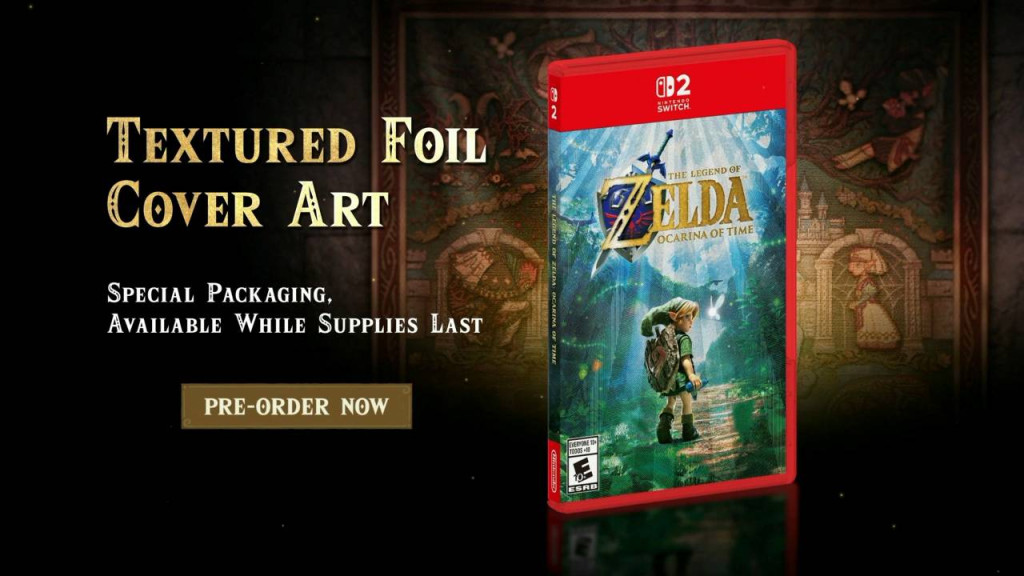 the legend of zelda ocarina of time remake texture foil