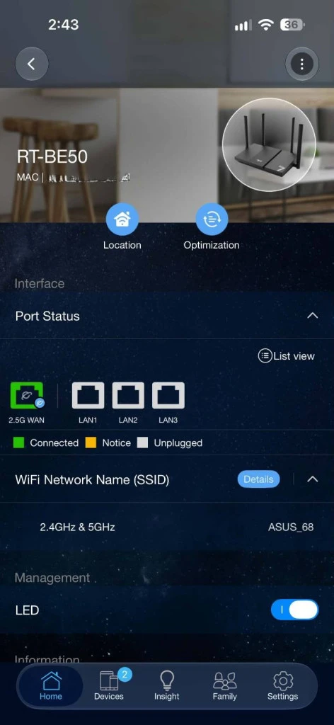 ASUS RT-BE50 WiFi7 Router app setup10