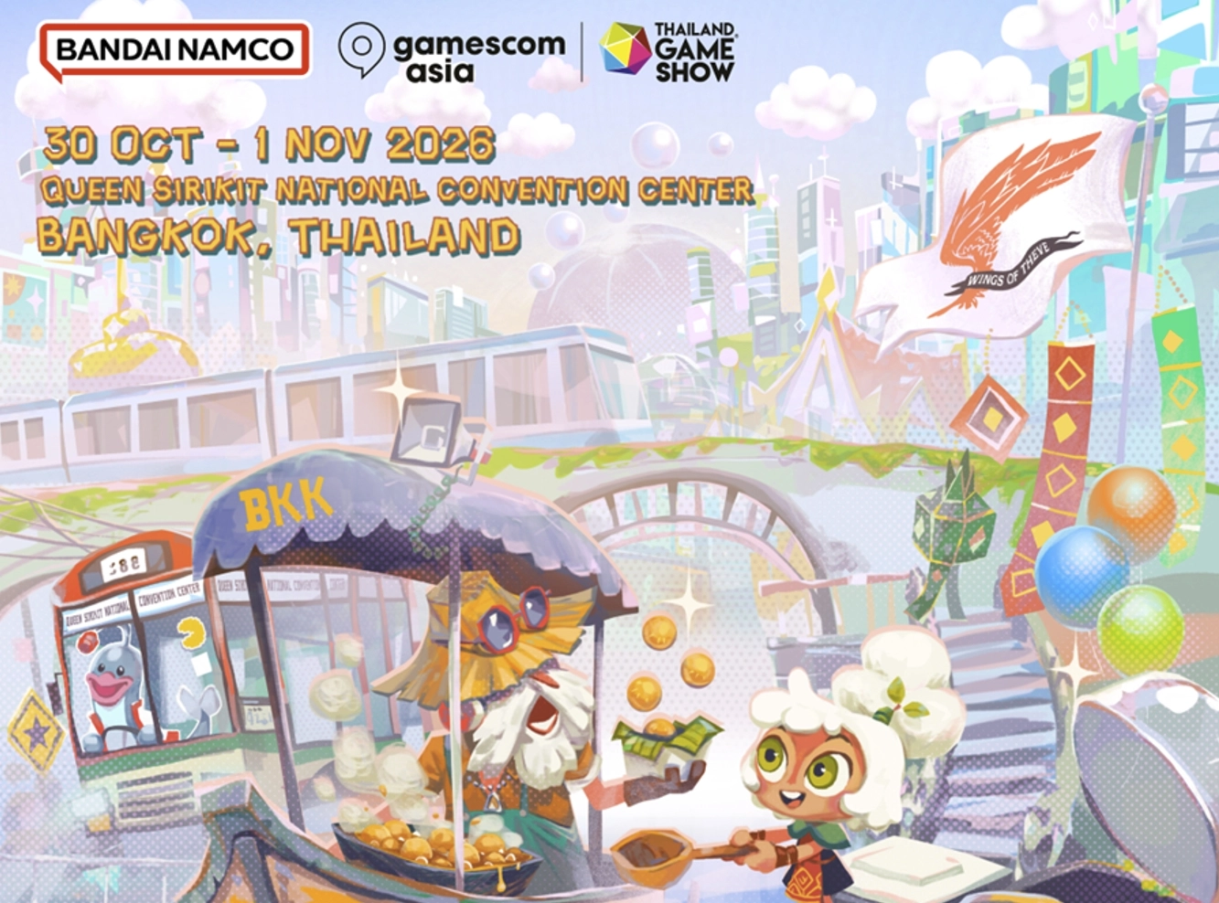 Bandai Namco Entertainment Asia Brings Games, Cards, and Gundam Fun to gamescom asia x Thailand Game Show 2026
