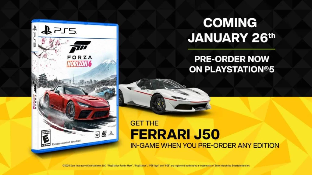 forza horizon 6 ps5 preorder