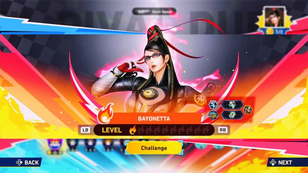 sonic racing crossworlds bayonetta 1